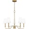 Quoizel Beatty Chandelier 5 Lights Aged Brass BTY5026AB - alternate 1